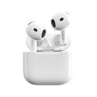 苹果 Apple AirPods 4 主动降噪款 半入耳式真无线蓝牙耳机 白色 无线充电