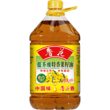 鲁花 食用油  菜籽油 低芥酸特香菜籽油 非转基因 日期新鲜 超市同款 4L*1桶