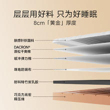 8H 乳胶释压抗菌床垫 900mm*1900mm 白色