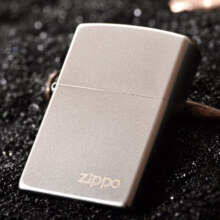 ZIPPO打火机缎纱205系列之宝煤油防风火机 生日礼物送男友男士礼品 缎纱标志新机不含油