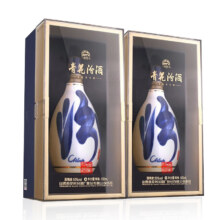 京东百亿补贴：汾酒 青花30 复兴版 53度 清香型白酒 500ml*2瓶 赠礼装