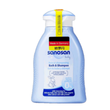 哈罗闪（sanosan）儿童净护洗发露200ml 德国进口新生儿婴儿宝宝洗发水洗发液 婴幼儿洗发水200ml