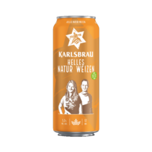 卡斯布鲁（KARLSBRAU）小麦啤酒 500ml*24听 整箱装 德国原装进口