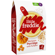 小皮（Little Freddie）中欧有机高铁益生菌米粉 宝宝辅食婴儿米糊混合口味果蔬类6个以上 6到7月+ 南瓜谷物米粉 160g