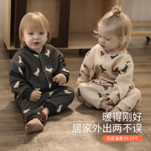 BALIPIG 巴厘小猪 宝宝外套初冬夹丝棉保暖婴幼儿上衣男女童冬装加厚秋冬季儿童外衣 花朵小狗 73 cm