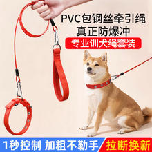 限移动端：迪普尔 狗绳防咬断钢丝绳狗狗牵引绳拴狗链子项圈狗铁链中大小型犬遛狗S