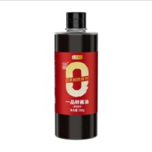 PLUS会员、百亿补贴:京东京造 一品鲜酿造酱油 588g