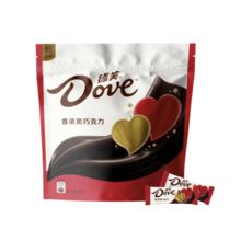 百亿补贴：德芙 香浓黑巧克力 500g 婚庆版