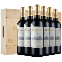 圣芝（Suamgy）G80波尔多AOC赤霞珠干红葡萄酒 750ml*6瓶 整箱礼盒装 法国红酒