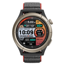 AMAZFIT华米 Cheetah Pro 竞速黑 47mm 智能手表 半/全马 精准定位 watch运动户外心率血氧男女表