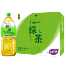 统一 绿茶 2L*6瓶 大包装 茶饮料 整箱装（新老包装随机发货）