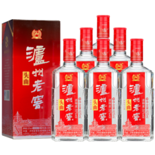 泸州老窖【年货送礼】头曲 浓香型白酒 55度 625mL 6瓶 大容量 白酒整箱