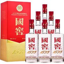 PLUS会员、需首购：国窖1573 经典 52度 浓香型白酒 580ml*6瓶 整箱装