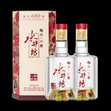 京东百亿补贴：水井坊 臻酿八号 52度 500ml 双瓶装 浓香型白酒