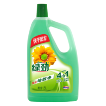 绿劲地板净地板清洁剂1.5L 瓷砖木地大理石清洁去污抑菌去异味 1瓶装