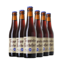 罗斯福（Rochefort）比利时原装进口啤酒 修道院精酿 10号 8号 6号啤酒 罗斯福10号 330mL 6瓶