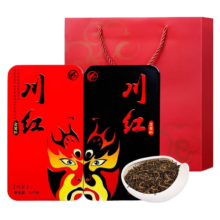 PLUS会员、100%概率券：川红 茶叶特级工夫红茶礼盒装 250克 *3件+赠同款1件