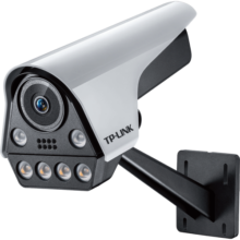 TP-LINK 500万PoE筒型智能人形星光警戒防尘防水室外监控摄像头4mm焦距 可插内存卡  TL-IPC556FP-A4