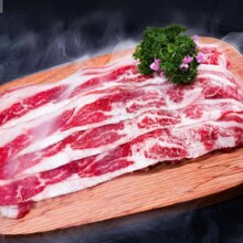 11日20点10分抢、限400件：电牛 美国进口肥牛后胸 谷饲原切choice 安格斯牛肉片 500g*2