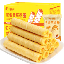 需首购：比比赞 咸蛋黄蛋卷 酥心卷 咸蛋黄蛋卷760g/箱