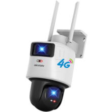 HIKVISION海康威视4g摄像头家用监控器双摄800万全彩夜视360度全景无死角室内室外手机远程语音对讲报警球机