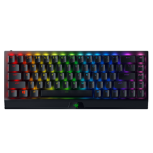 雷蛇（Razer）黑寡妇蜘蛛V3迷你无线版 68键 机械键盘 无线蓝牙有线3种连接模式 RGB灯效 游戏电竞 绿轴