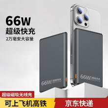 勒盛 磁吸无线充电宝 太空灰—2万毫安
