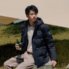 需首购：波司登 连帽短款明绗线羽绒