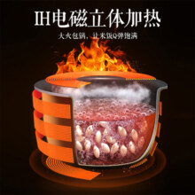 松下（Panasonic）日本原装进口电饭煲家用2-3人多功能IH加热煮饭锅不粘智能预约一级能效3升容量HBC104