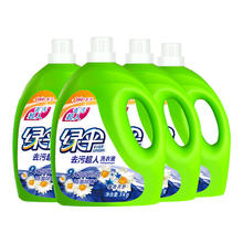 绿伞 去污超人洗衣液 3kg*4瓶 馨香原野