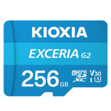 铠侠（Kioxia）256GB TF(microSD)存储卡 G2 系列 U3 A1 V30 行车记录仪&安防监控手机专用内存卡