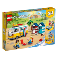乐高（LEGO）积木玩具 创意三合一 31138 海滩野营车 8岁+ 儿童玩具新年礼物