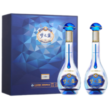 京东百亿补贴：洋河 梦之蓝M3 水晶版 52度 浓香型白酒 550ml*2瓶