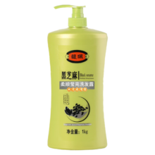 plus:馥珮 黑芝麻洗发露 家庭装1000ml 柔顺滋养