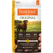 INSTINCT天然百利狗粮进口低敏无谷鸡肉金毛全犬通用主粮 无谷鸡肉 全犬粮 22.5磅/10.2kg