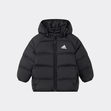 限尺码：adidas 阿迪达斯 儿童连帽轻盈拜年棉服
