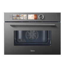 美的（Midea）微霸R6蒸烤箱一体机嵌入式微蒸烤炸炖5合1 55L大容量双彩屏家用蒸烤箱搪瓷内胆脱脂微蒸烤炸GR6 【行业领航】脱脂微蒸烤炸