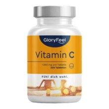 德国gloryfeel维生素c片1000mgvc成人老年维他命c免疫力美白无糖