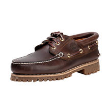 Timberland 户外透气低帮男鞋牛皮经典休闲手工船鞋30003W