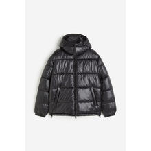 H&M HM男装棉服冬季立领保暖短款连帽面包服宽松防风疏水外套1196497