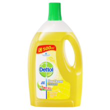 滴露（Dettol）地板清洁剂柠檬2L 拖地瓷砖木地板地砖扫地机器人洗地机去污杀菌