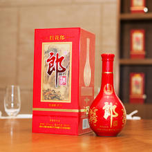 郎酒 53度红花郎（10）酱香型高档白酒500ml*4瓶婚宴粮食酒送礼