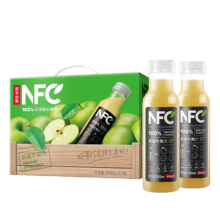 PLUS会员、需凑单:农夫山泉 果汁 100%NFC 新疆苹果汁300ml*10瓶