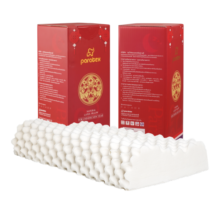 paratex颗粒按摩波浪枕 泰国原装进口天然乳胶枕头 94%乳胶含量 礼品送礼