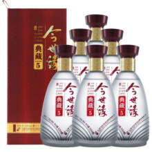 今世缘42度典藏5白酒 宴请聚会送礼婚庆喜酒 42度 500mL 6瓶 整箱装