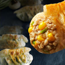 bibigo 必品阁 饺皇 玉米猪肉味390g 约6只 蒸饺煎饺锅贴 早餐大饺子 玉米猪肉味 390g