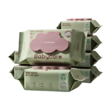 88VIP：babycare 婴幼儿湿纸巾 60抽*6件