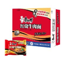 88会员、天降礼金：康师傅 经典红烧牛肉面 105g×24袋