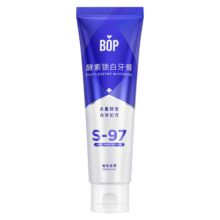 19日20点开始、限1000件：波普专研（bop）酵素锁白牙膏 白牙配方清新口气 海风薄荷100g
