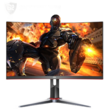 AOC27英寸曲面显示器 2K 180Hz电竞快速液晶 1ms HDR广色域 旋转升降 1500R曲率 沉浸游戏电脑显示屏 CQ27G2X